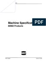 Machine Specifications IGT 80960 Products