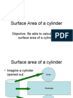 ABSurface Area of A Cylinder