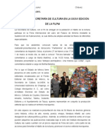 Participa La Secretaría de Cultura en La Xxxvi Edición de La Filpm