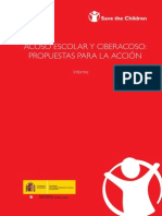 Acoso Escolar y Ciberacoso Informe