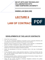 Lecture 6 - Law of Contracts [1] 