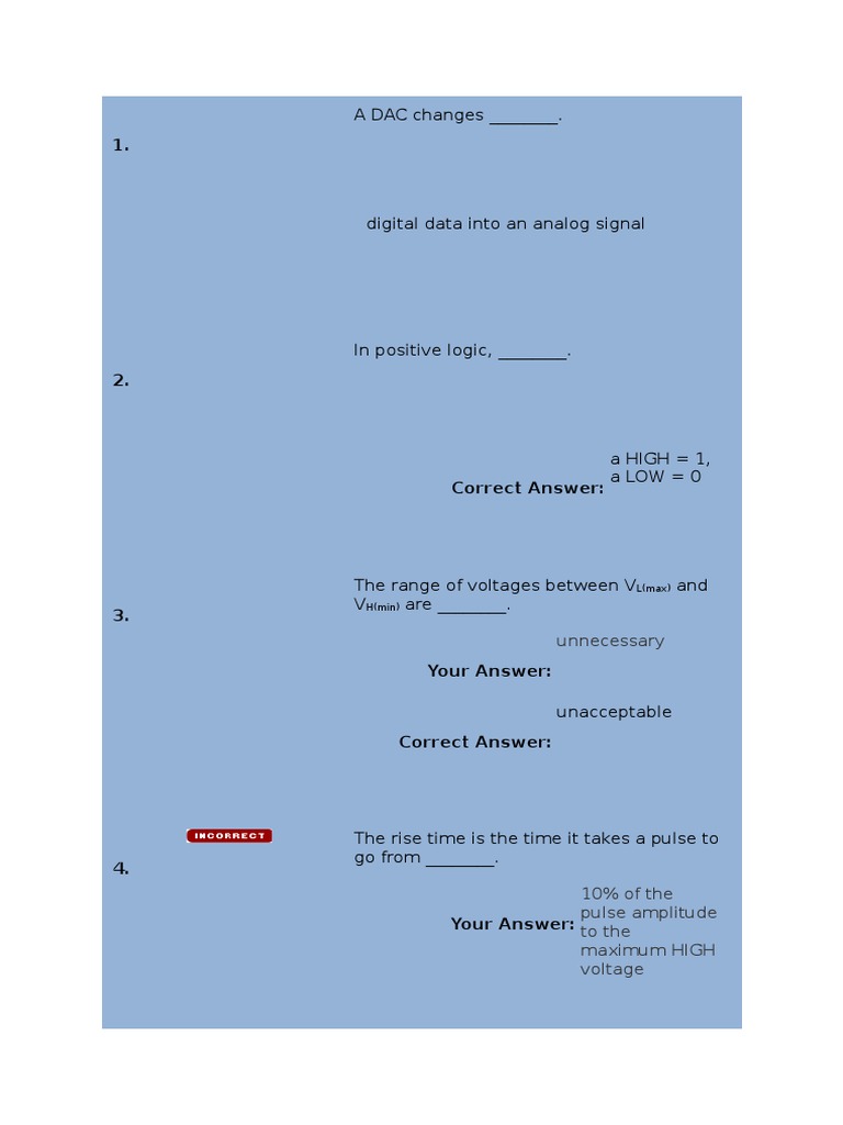 ANS 1, Digital Electronics Floyd PDF Digital Signal Integrated