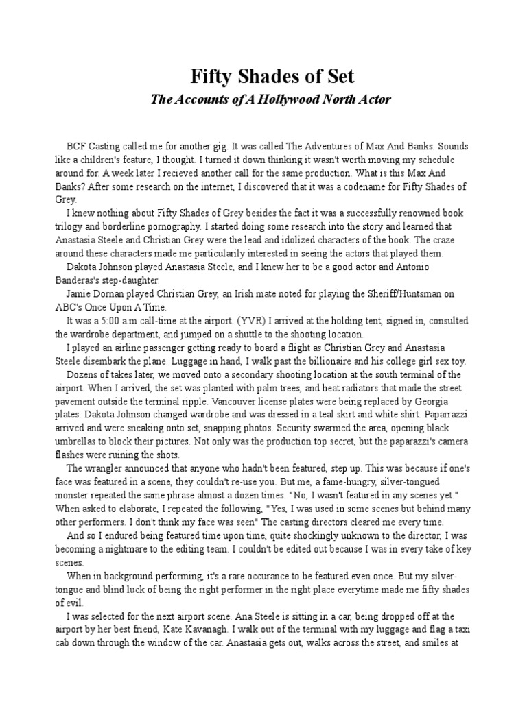 Fifty Shades of Set PDF Fifty Shades Of Grey Social