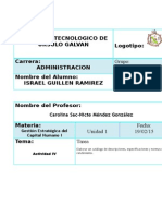 Activida IV - Catalogo de Puestos