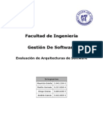 Evaluacion de Arquitecturas