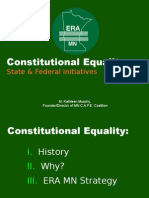 Constitutional Equality:: State & Federal Initiatives