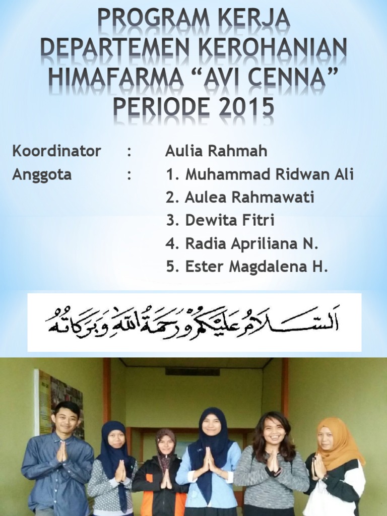 Program Kerja Kerohanian | PDF