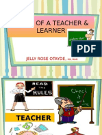 Roles of Teachers and Learners