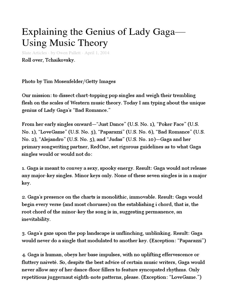 Lirik Lagu Poker Face Lady Gaga