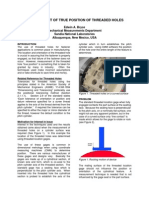 Measurement of True Position of Threaded Holes