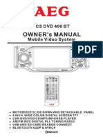 Aeg CS DVD 400 BT