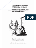 Guia de Quechua Para Personal de Salud