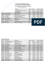 Mid Term Exam Schedule Spring 2015 28 2 2015 PDF