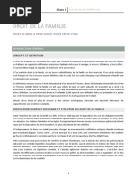 Introduction au droit de la famille