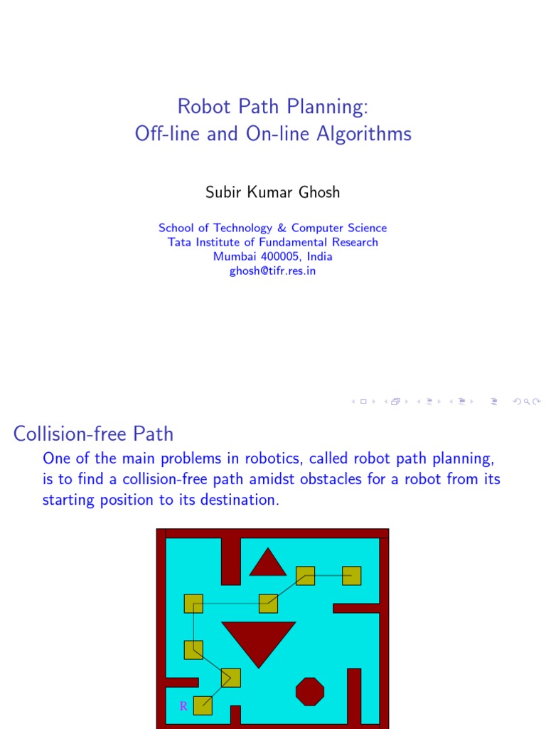 Robot Path Planning | PDF | Discrete Mathematics | Areas Of Computer ...