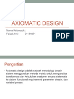 Axiomatic Design