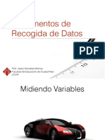 Técnicas Recogida de Datos 2015