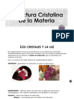 Estructura Cristalina de La Materia