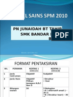 Science SPM