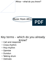 Music From Africa Intro