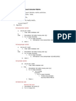 4 Langkah Membuat Kalkulator Matriks