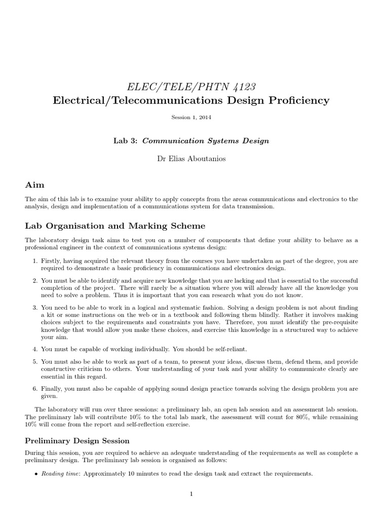 Task 3 - Instructions Sheet | PDF | Educational Assessment ...