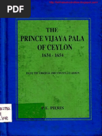 The Prince Vijayapala of Ceylon 1634-1654