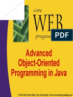 Advanced Object Oriented Programming in Java