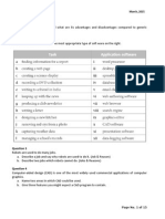 Computer Science 2210 XI Worksheet - Mock 2015 PDF
