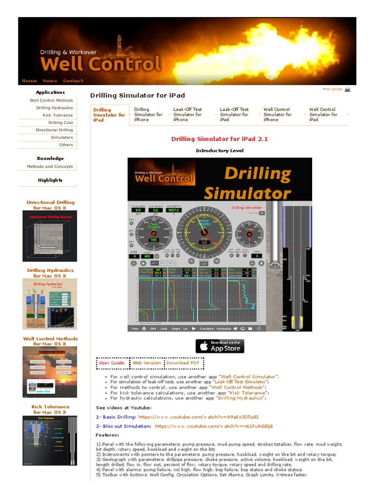 Advanced Well Control Simulation App | PDF | Blowout (Well Drilling ...