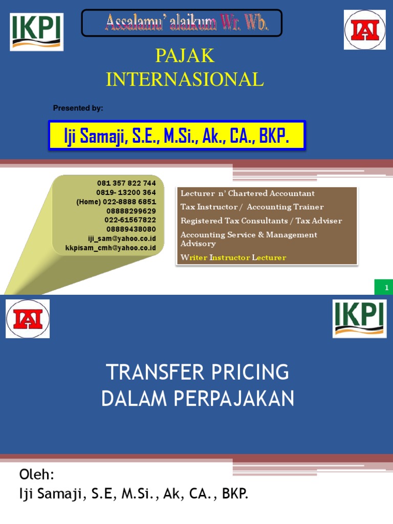Transfer Pricing Ilustrasi
