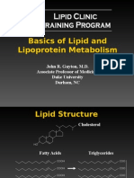Basics of Lipid Metabolism
