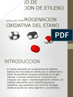 Proceso de Obtencion de Etileno Por Deshidrogecion Oxidativa