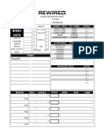 Rewired Character Sheet
