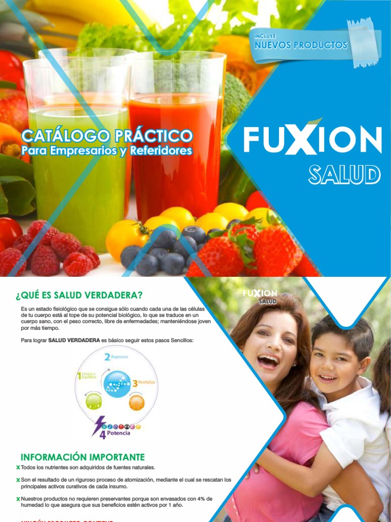 Nuevo Catalogo Detallado Fuxion 2014 Pdf Leche Antioxidante