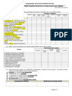 8.º Ficha Funções e Subclasses Verbos