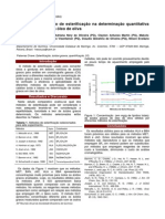 Influência Do Método de Esterificação Na Determinação Quantitativa de Ácidos Graxos em Óleo de Oliva