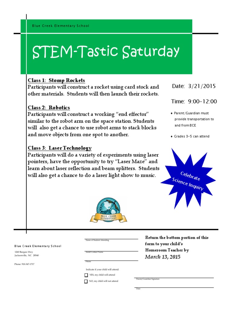 STEMtastic Flyer 2015 PDF | PDF | Optics | Science