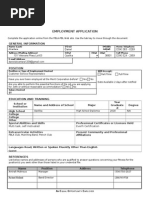 my job application 2015