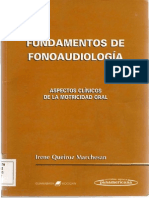 Fundamentos de Fonoaudiología LIBRO