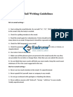 Email Writing Guidelines - Copya