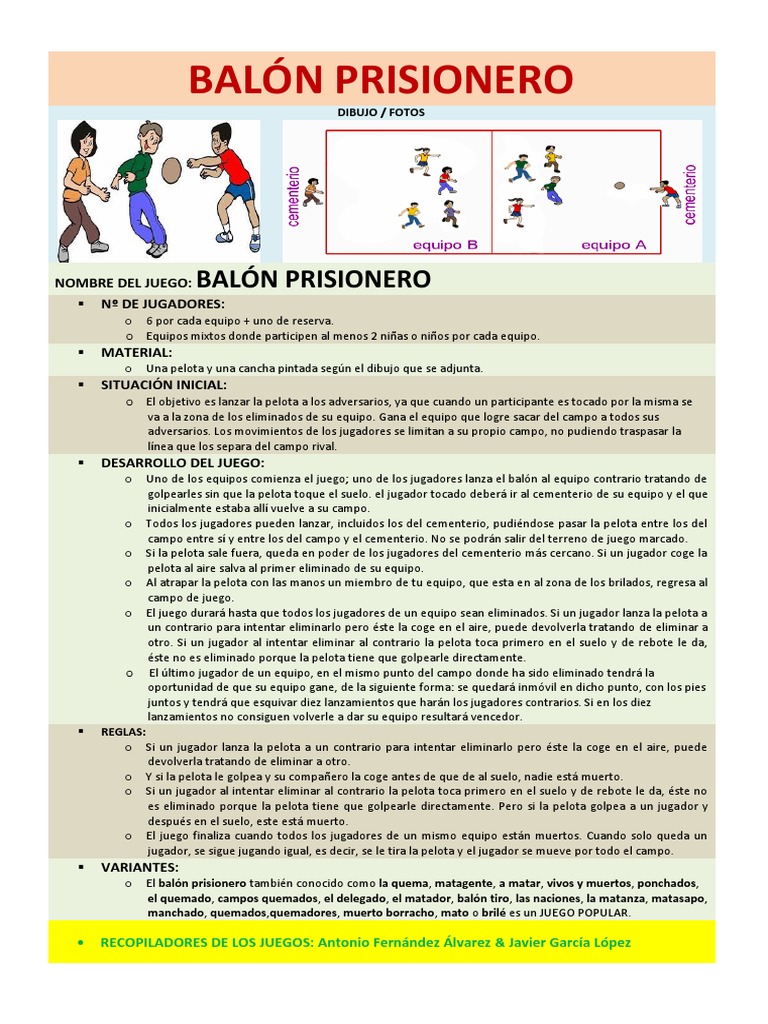 balon prisionero juego
