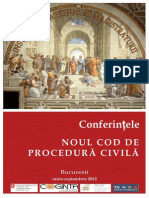 Noul Cod de procedura civila comentat