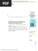 Download Contoh Kasus Uji Validitas Dan Realibilitas Dengan SPSS - Statistik Ceria by Agus Cjdw SN257787542 doc pdf
