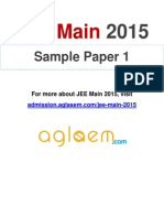 JEE Main 2015 Sample Paper 1.pdf