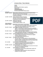 CV Pierre Heistein - Two Page