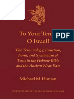 Brill Publishing To Your Tents O Israel, The Terminology Function Form and Symbolism of Tents in The Hebrew Bible and The Ancient Near East (2002) PDF