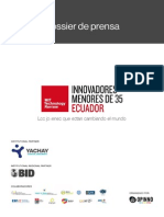 Dossier Prensa. Innovadores Menores de 35 Ecuador