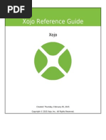 Xojo Reference Guide