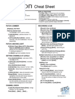 EOS Family Consoles Offline Editor Cheat Sheet